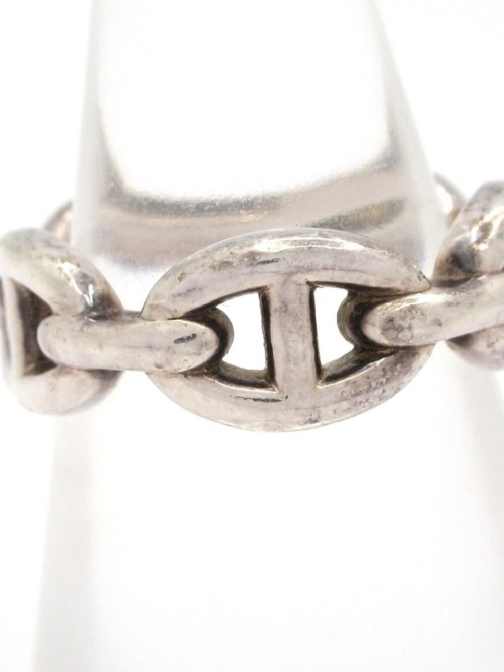 HERMES Chene Dunkle Enchene PM - Silver Ring - Picture 2 of 11